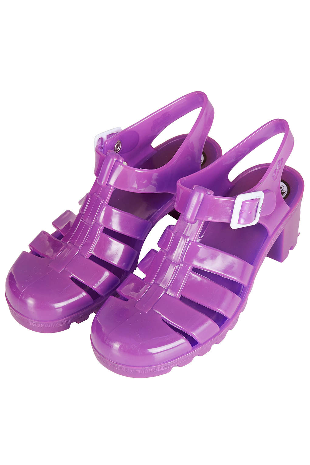TOPSHOP Nina Heeled Jelly  Sandals  in Purple  Lyst