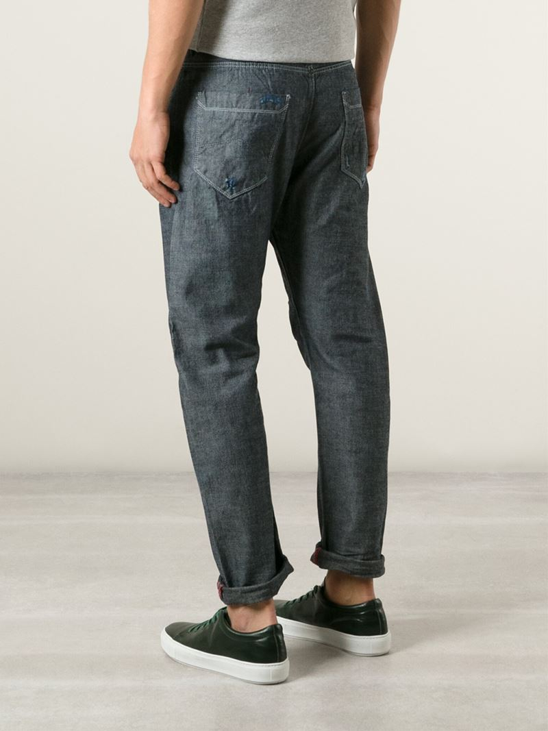 armani loose fit jeans