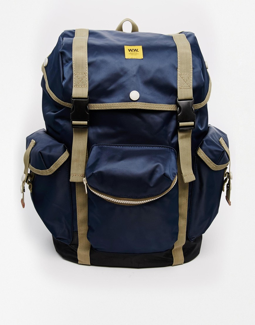 Wood wood Mills Backpack in Blue for Men Lyst