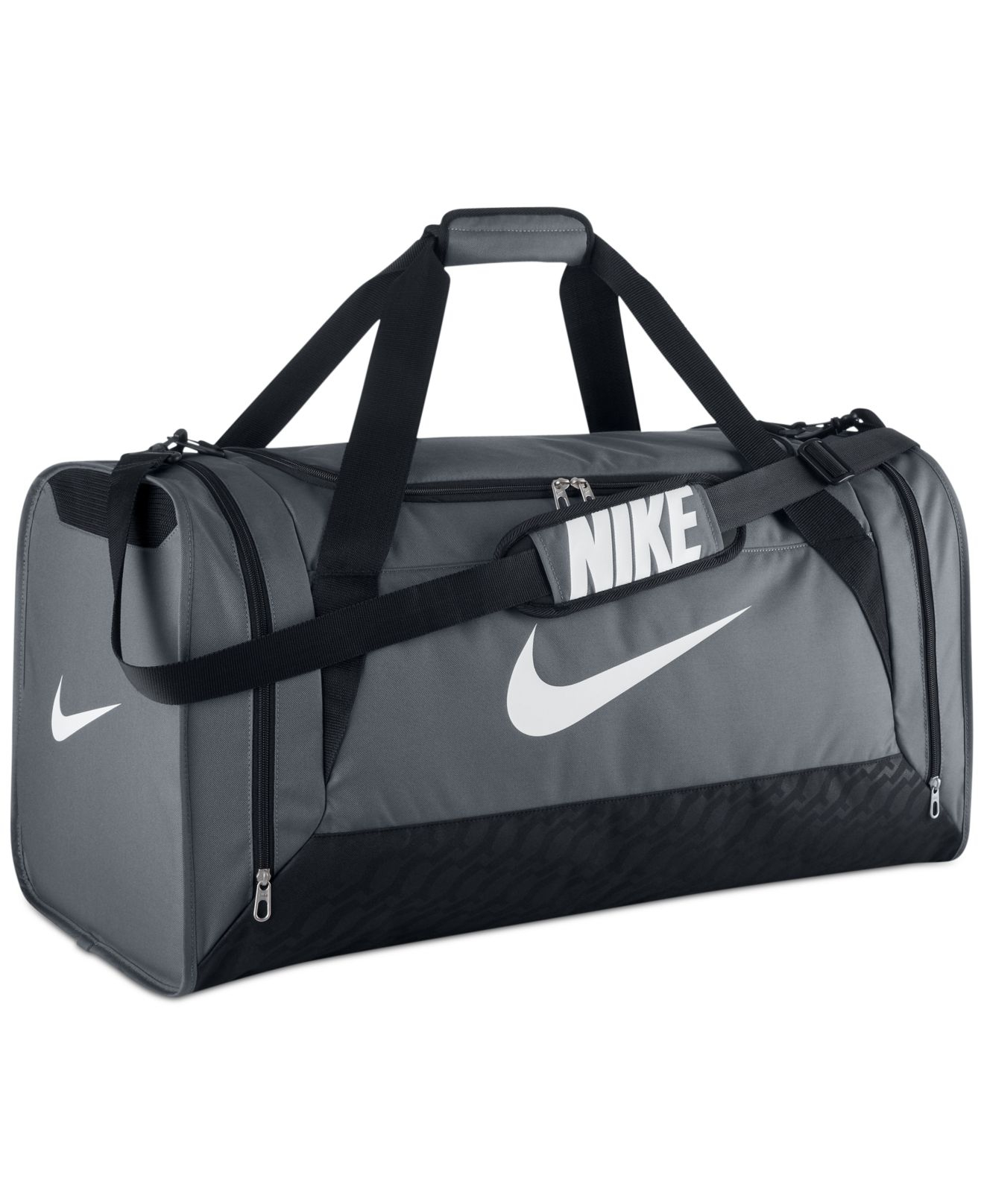 Nike Brasilia 6 Large Duffle Bag in Gray for Men | Lyst