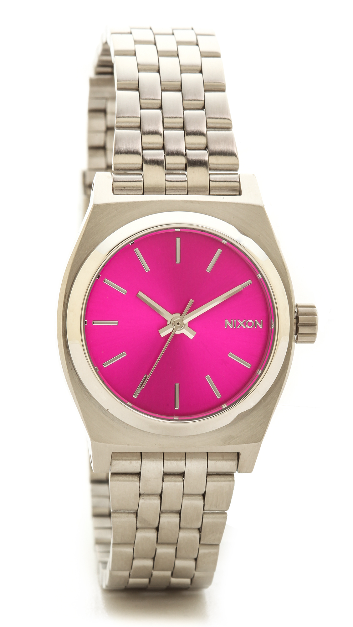 Nixon Small Time Teller Watch - Pink Sunray - Lyst