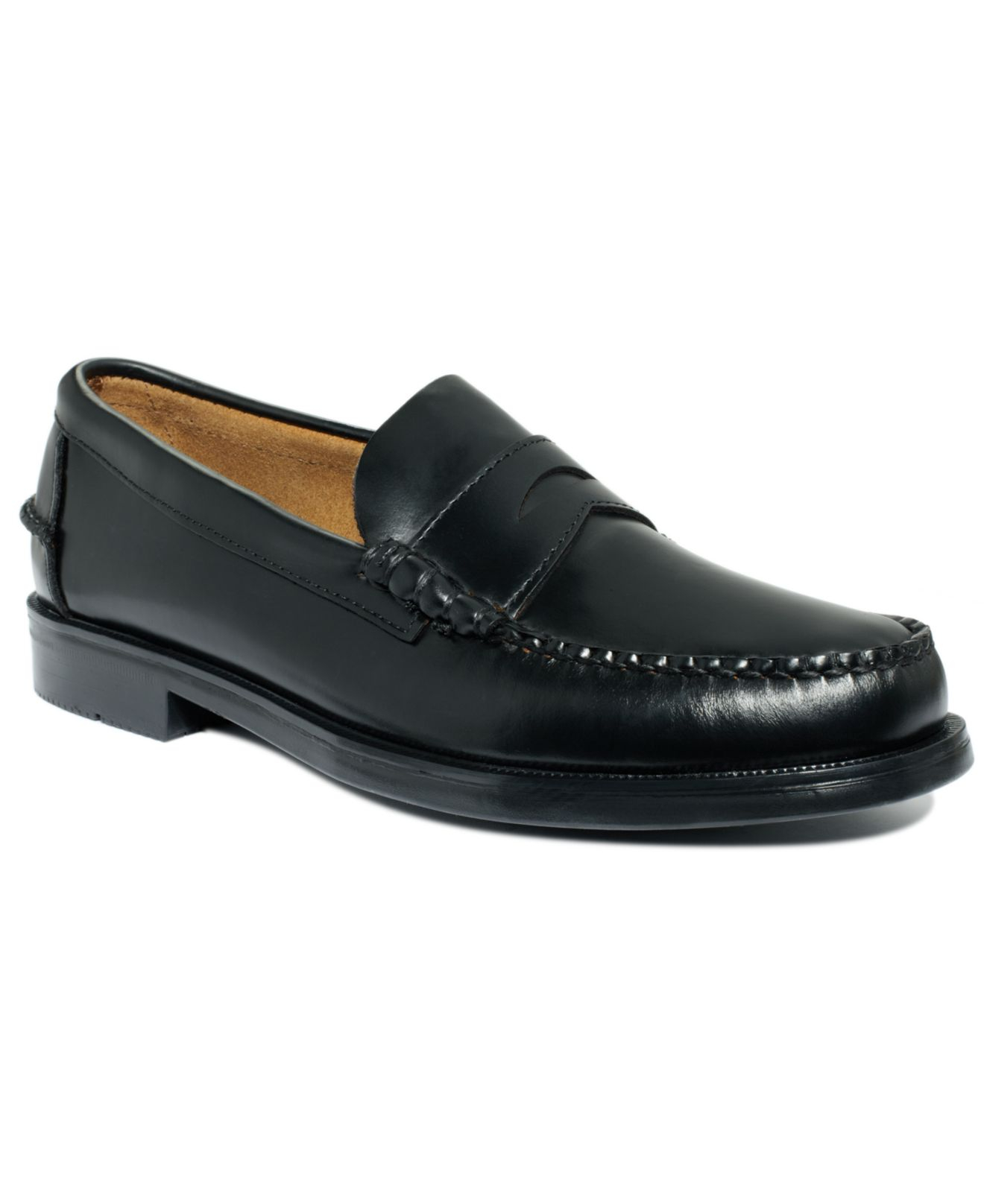 Lyst - Sebago Grant Beef Roll Penny Loafers in Black for Men