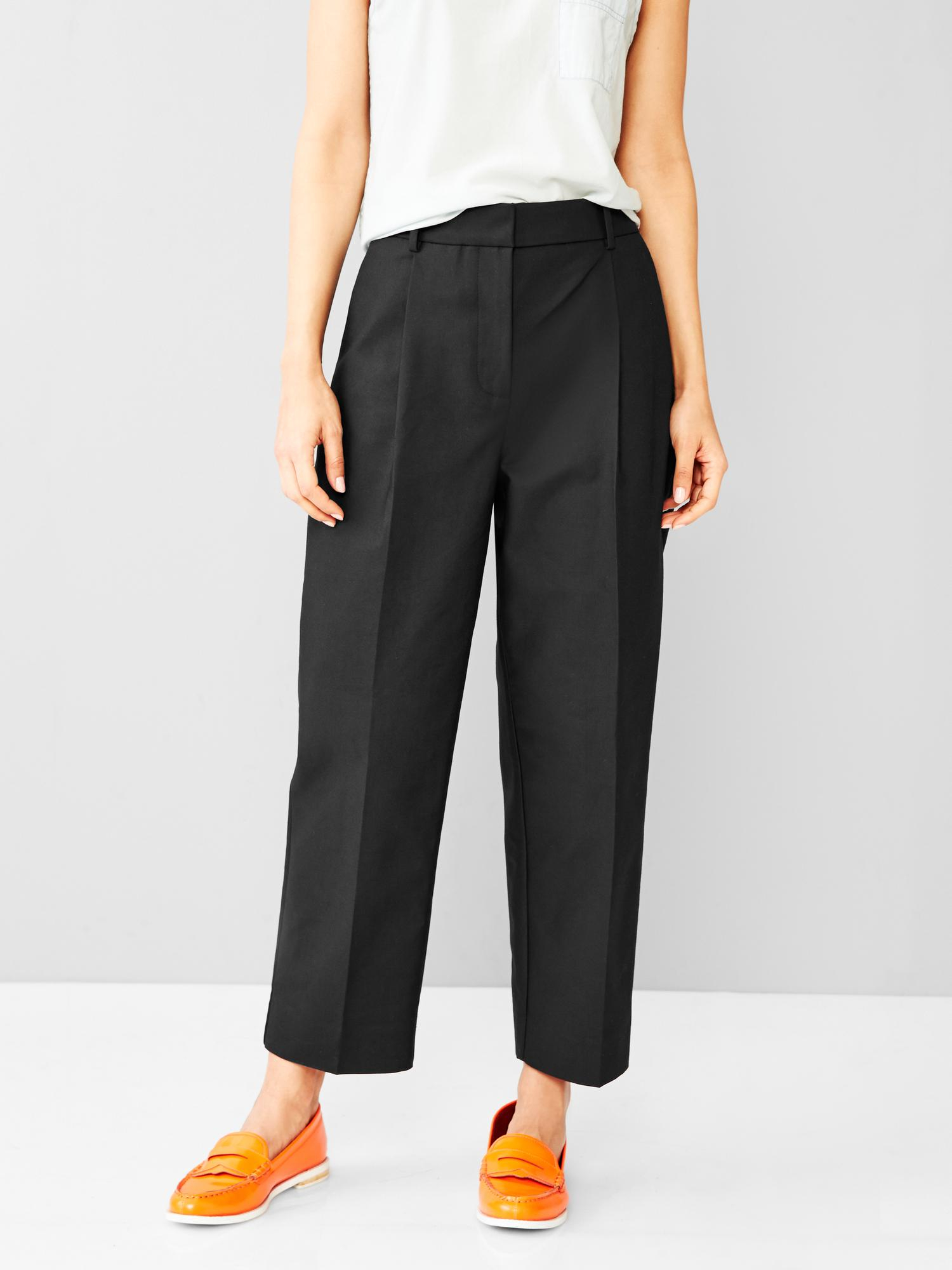 Gap Pleated Pants in Black (BLACK NIGHT) Lyst