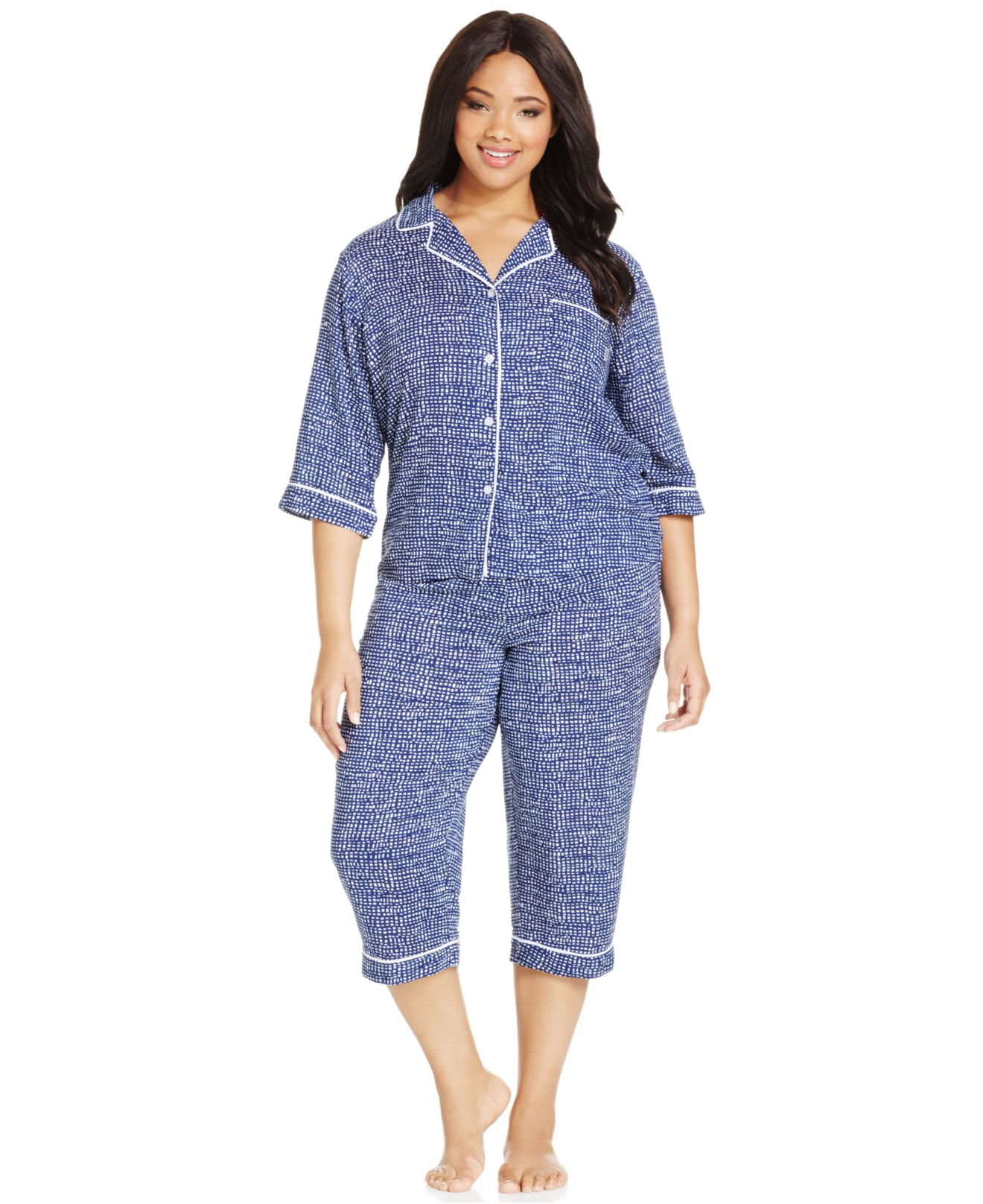 plus size capri pajama pants