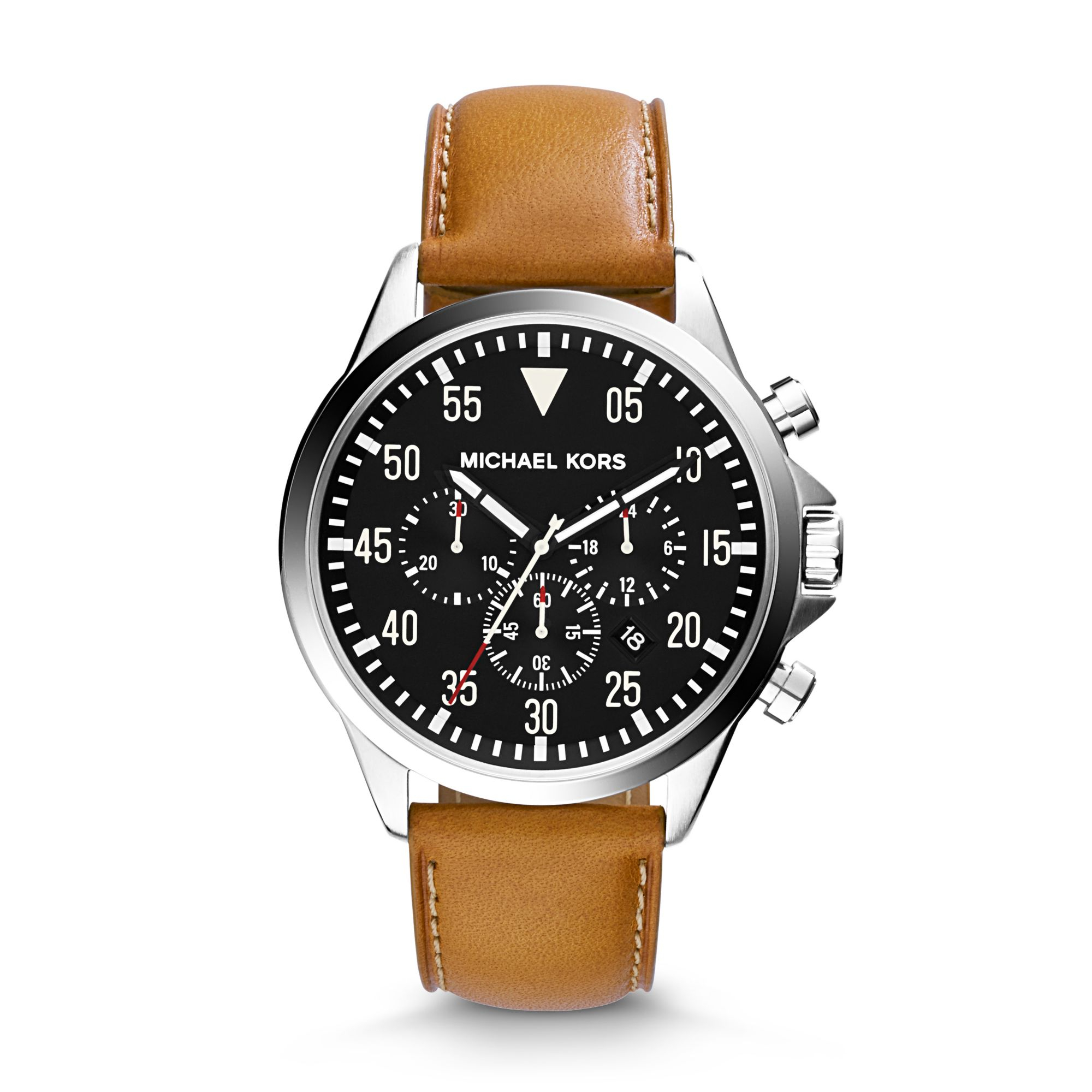 dark silver watch