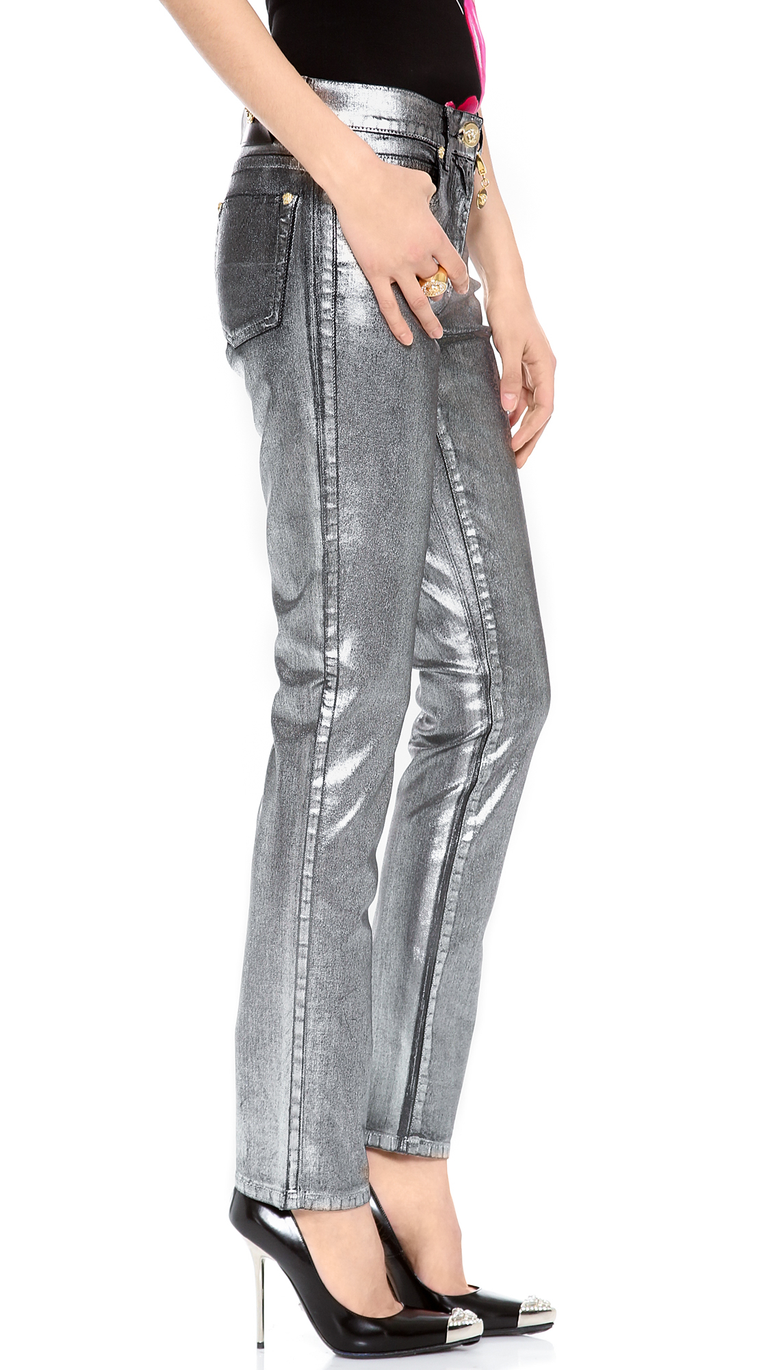 versace denim pants