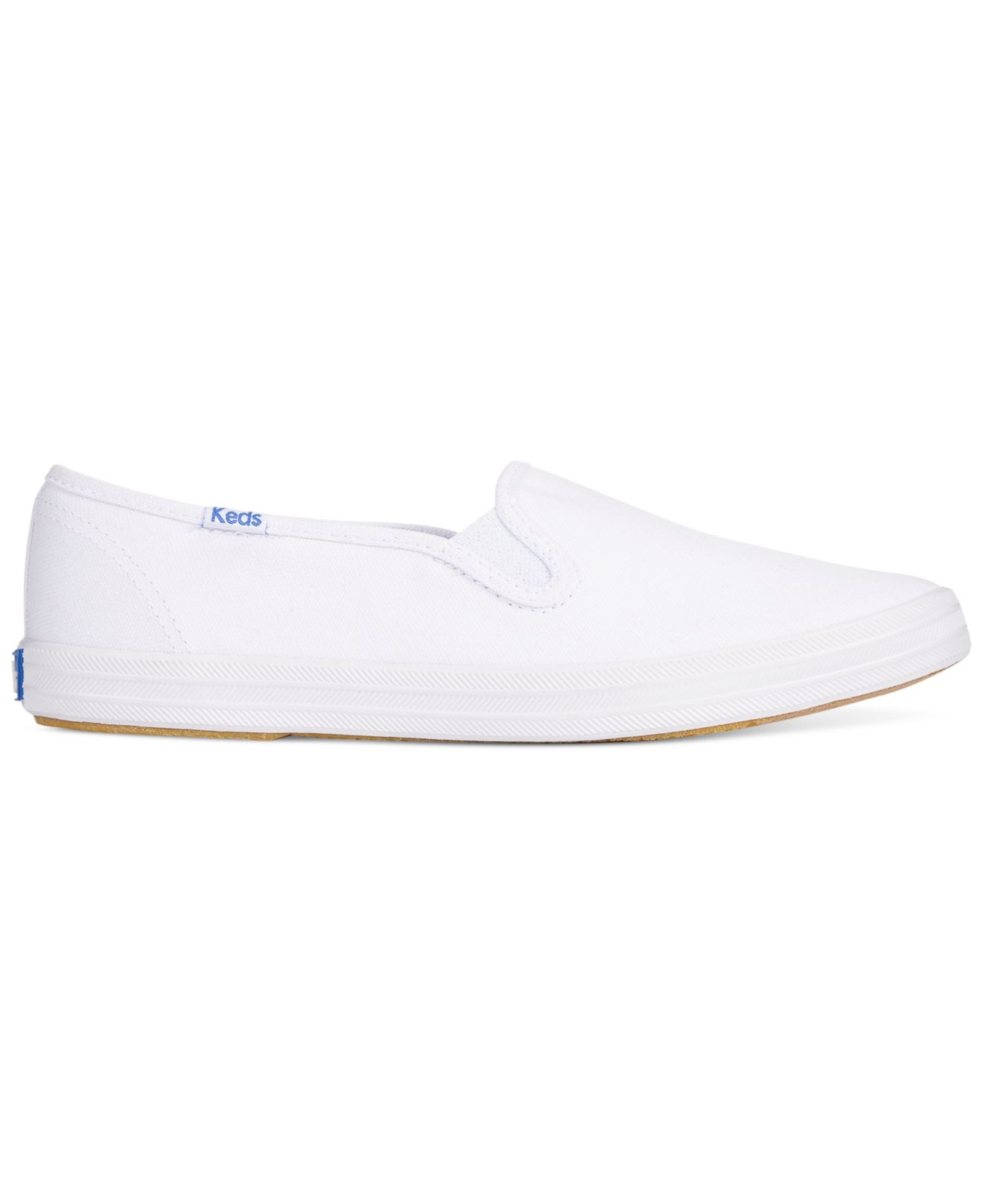 keds white canvas slip on shoes