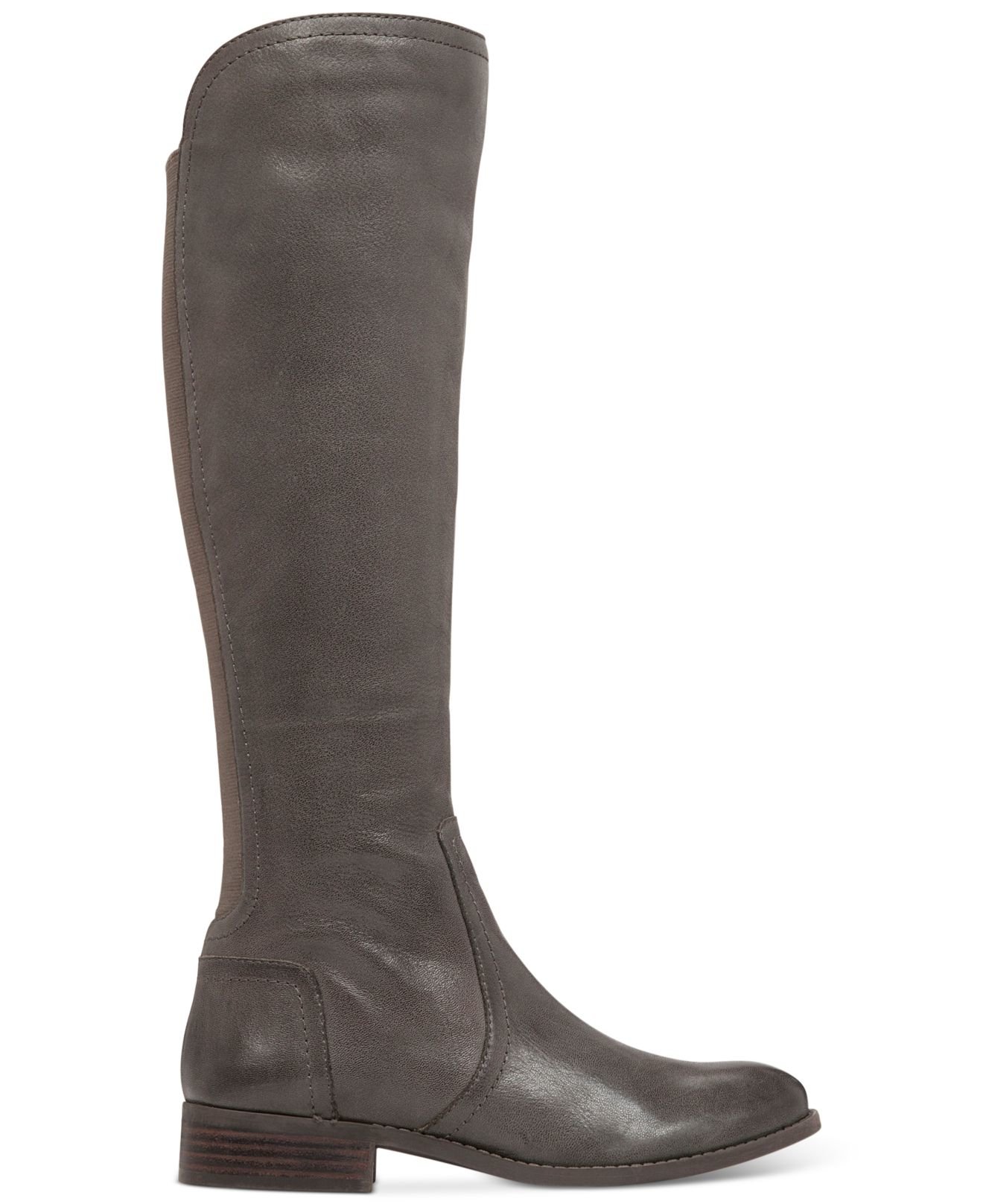 gray boots wide width