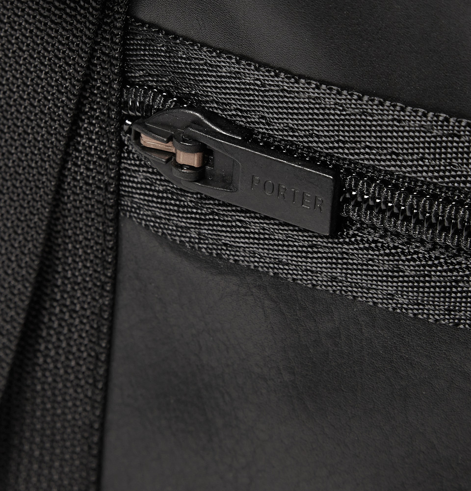 porter leather backpack