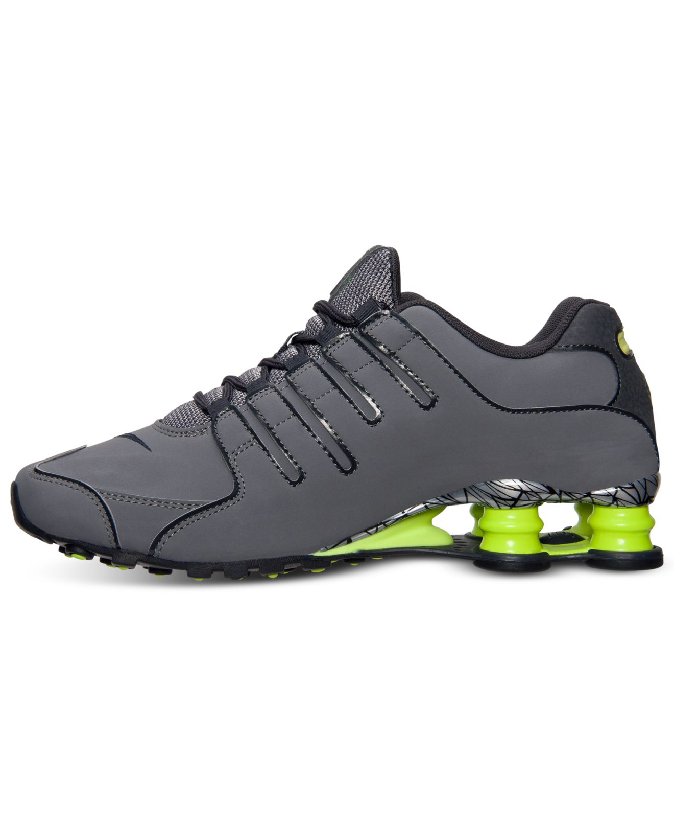 nike shox nz grey