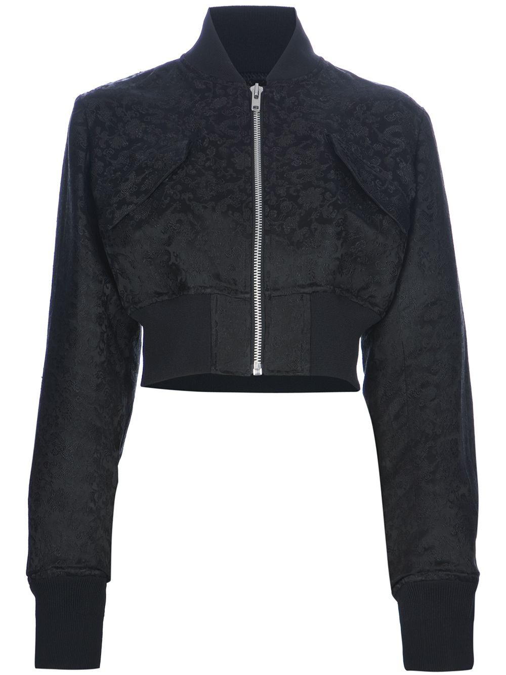 black silk bomber jacket womens