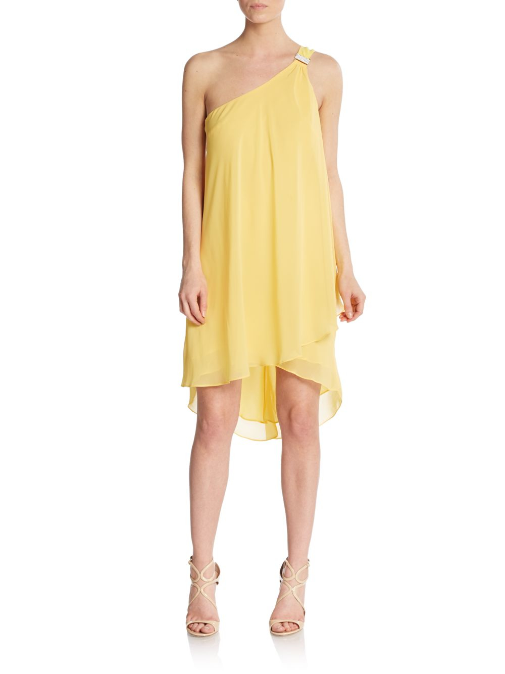 laundry by shelli segal yellow dress