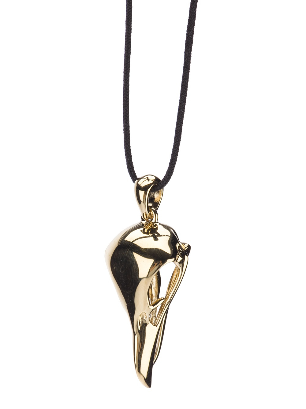 Shaun Leane Eagle Skull Pendant Necklace in Black (Metallic) - Lyst