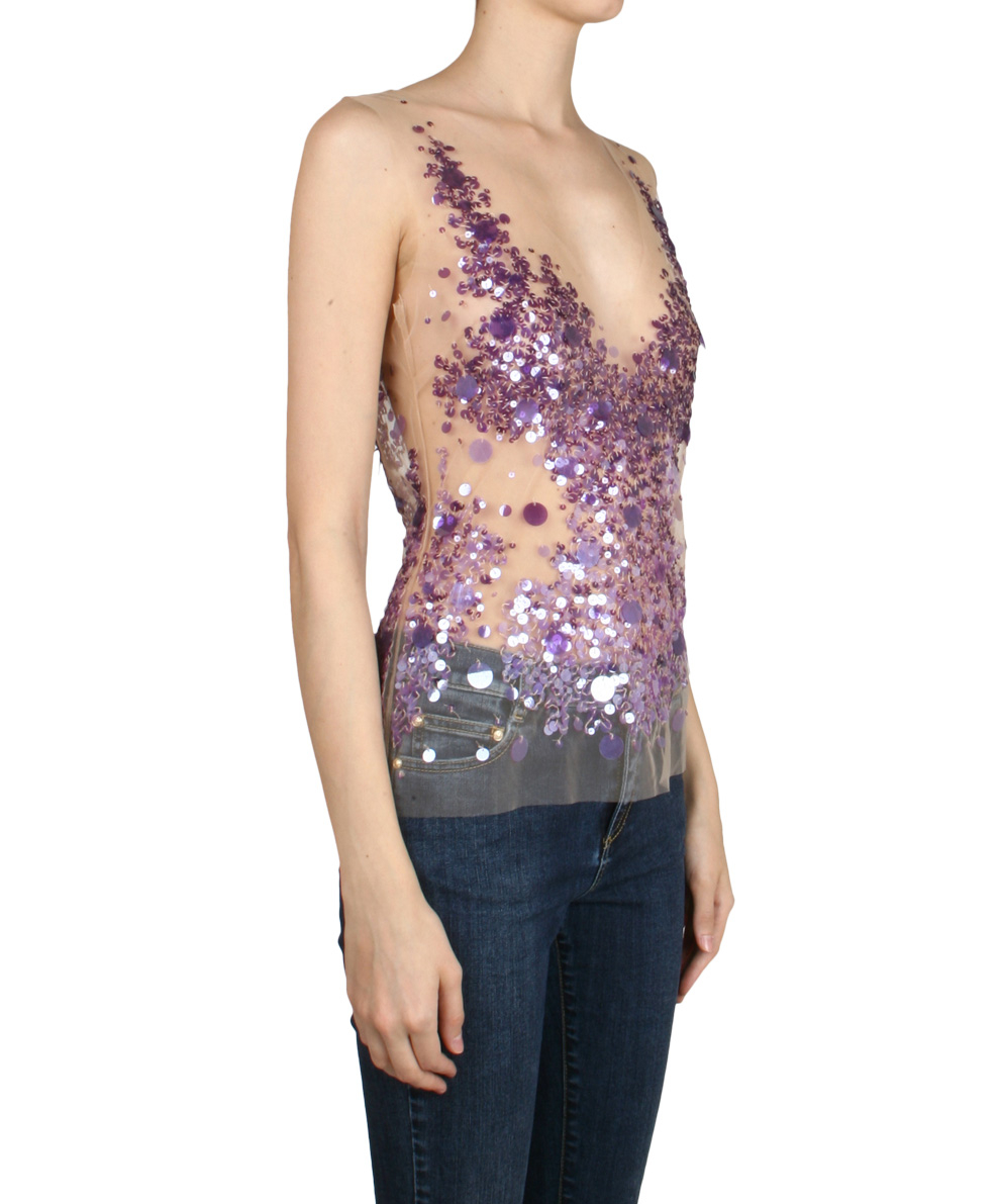 purple top womens uk