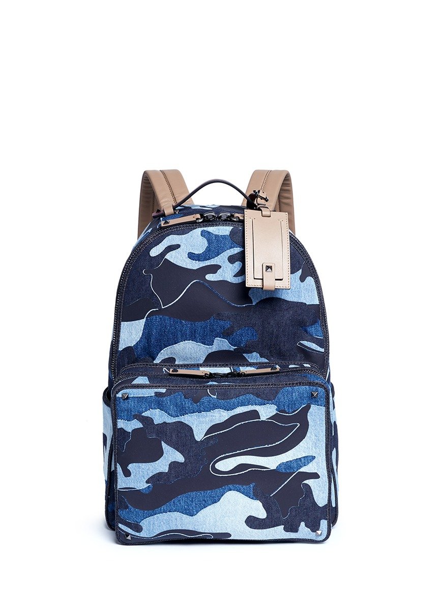 valentino backpack blue