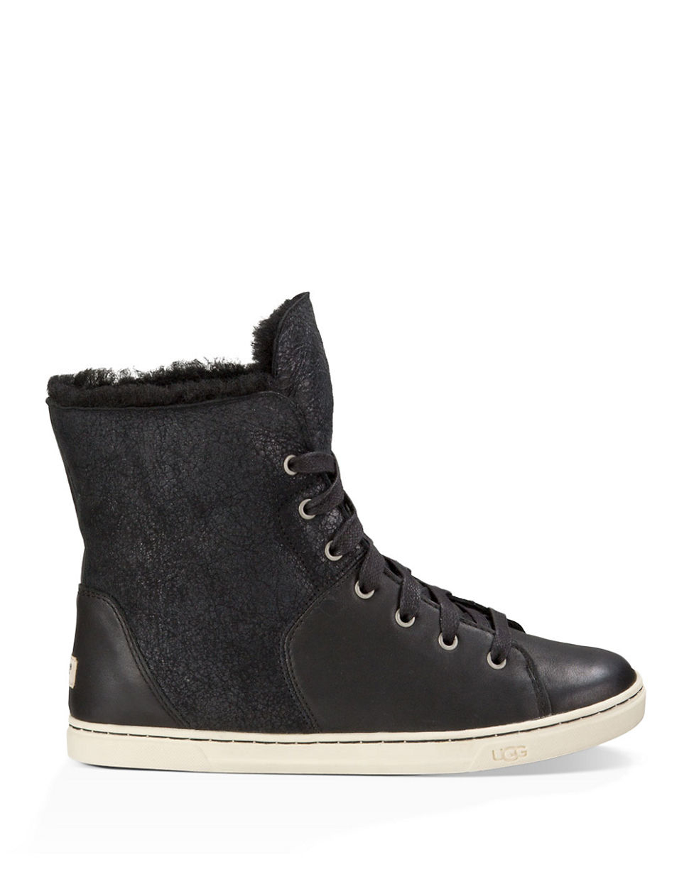 uggs black high top
