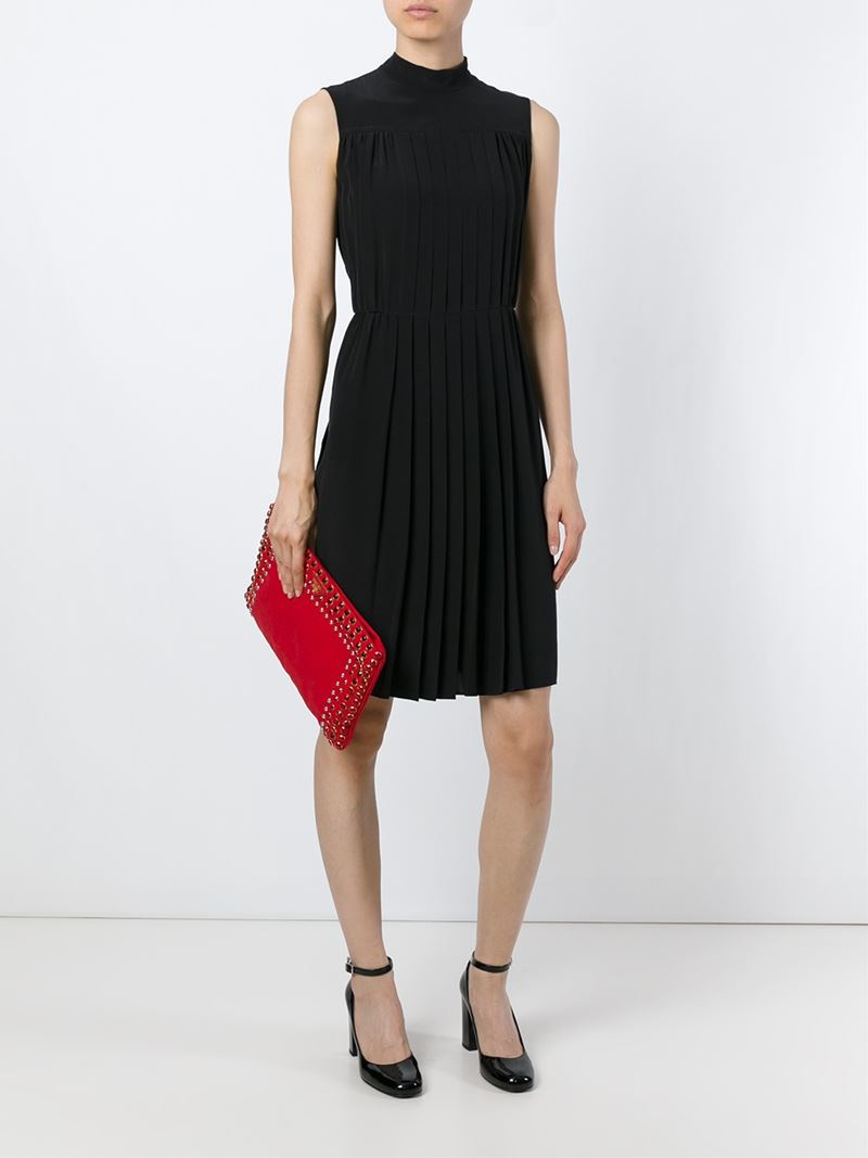 Prada Embellished Clutch in Red | Lyst