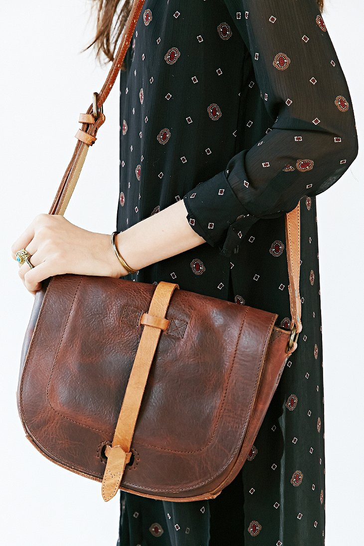 Lyst Will Leather Goods Crossbody Saddle Bag In Brown Gallery Previously Sold At Urban Outers Women S Saddle Bags Leather