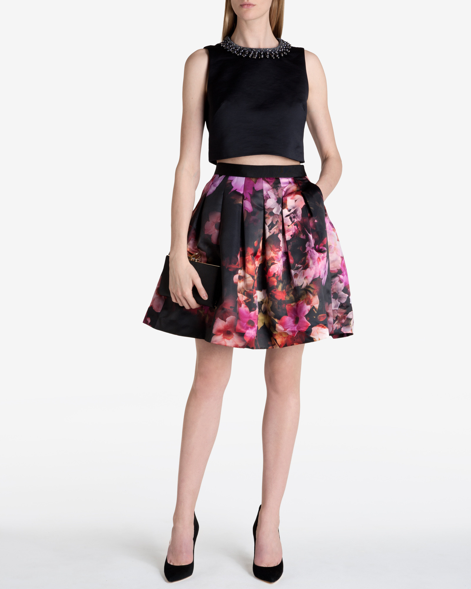 cascading tulle skirt