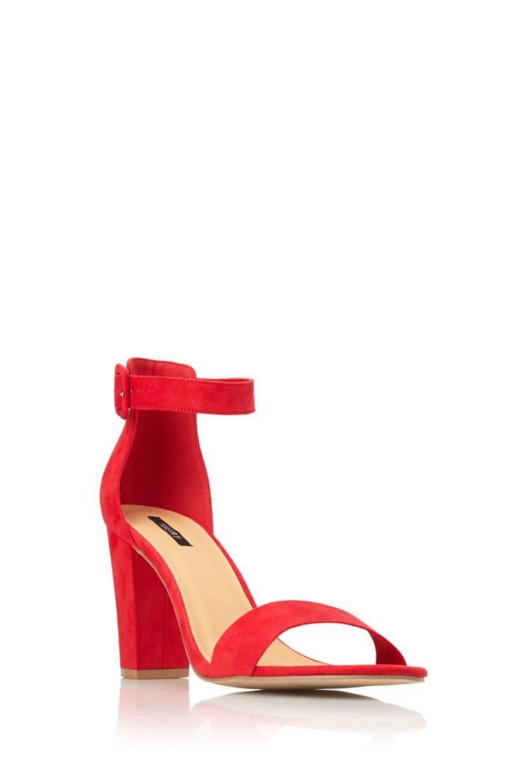 Forever 21 Classic Ankle-strap Sandals 