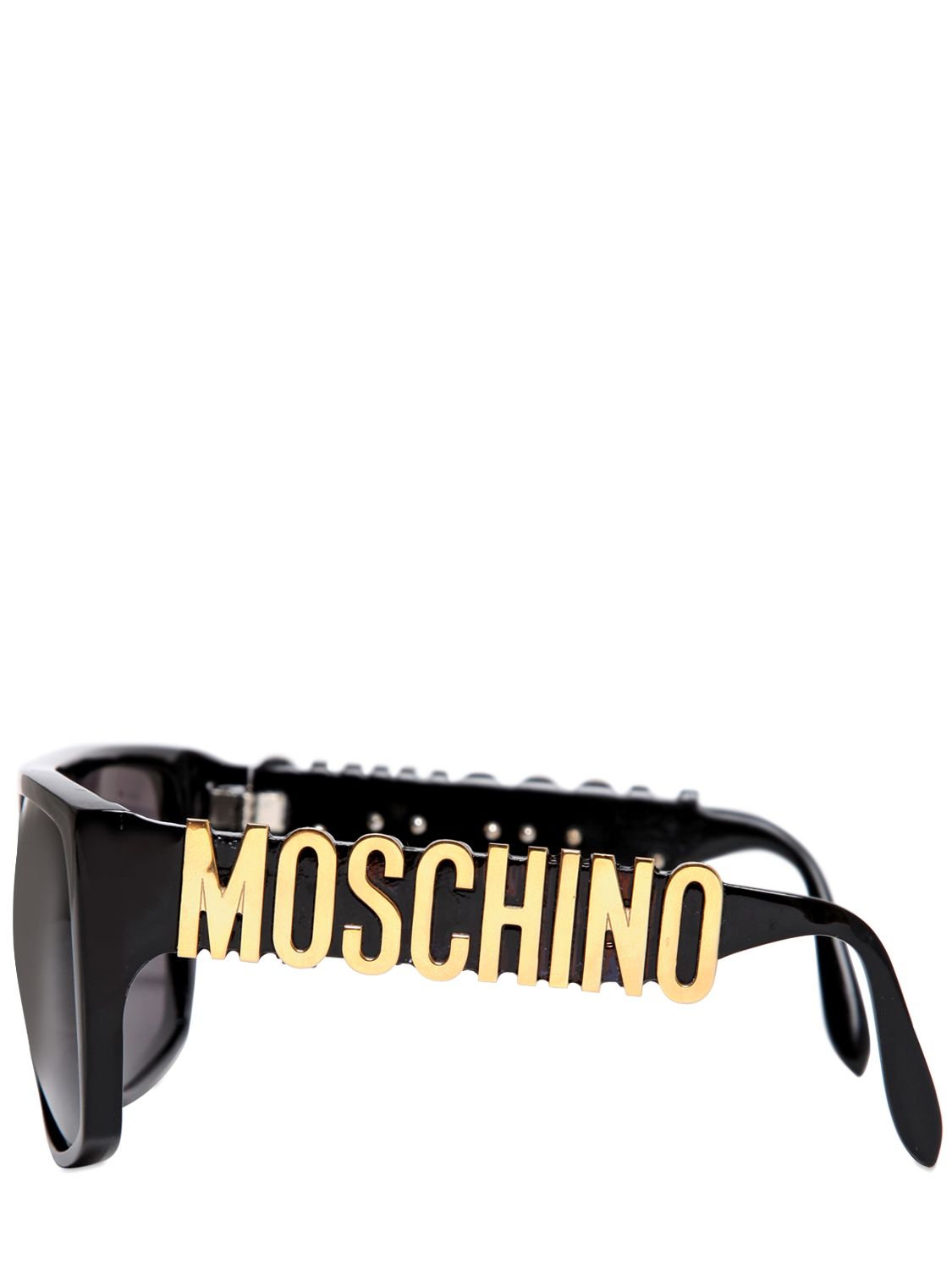 Moschino Logo Lettering Sunglasses in 