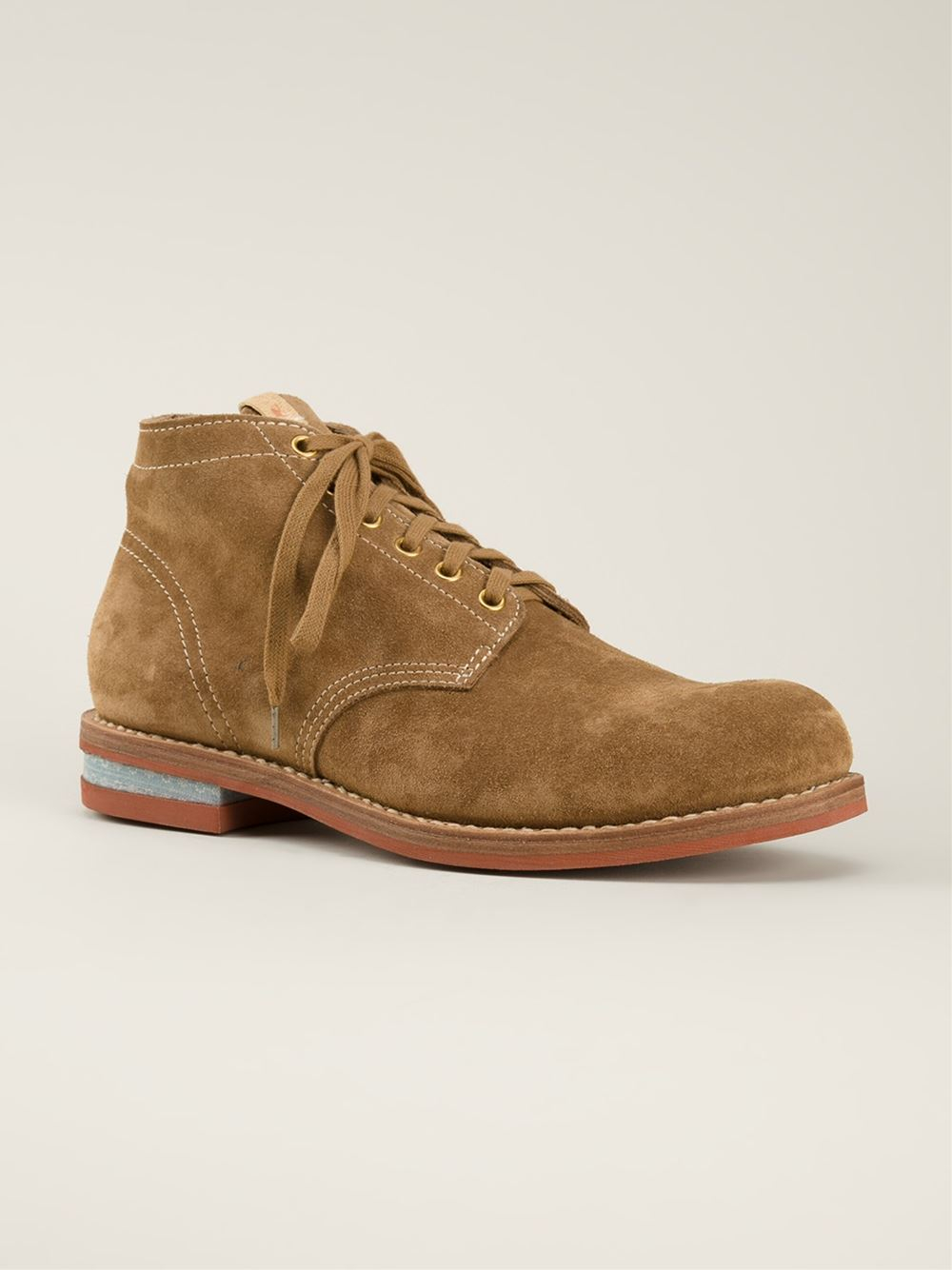 Visvim Brigadier Mid-folk Boots in Brown for Men | Lyst