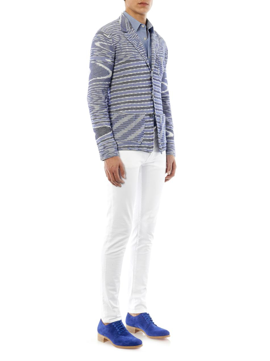 Christian louboutin Chorale Suede Derby Shoes in Blue for Men | Lyst  