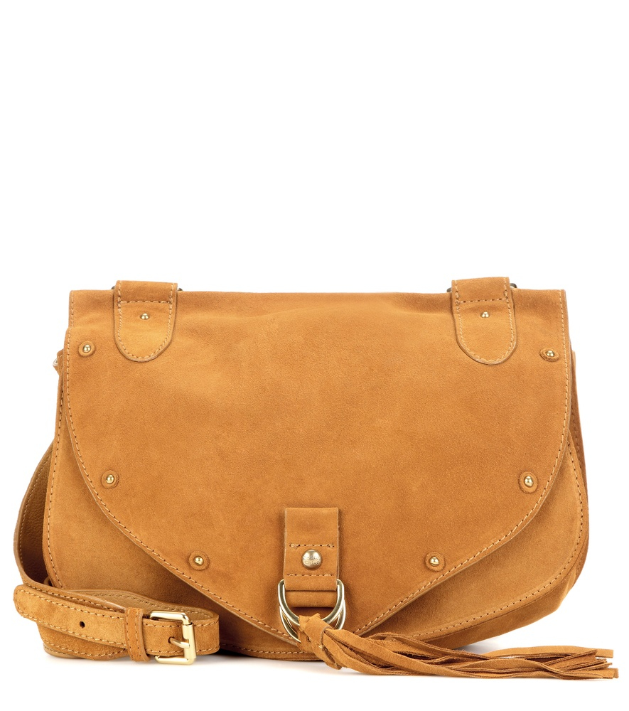 See By Chloé Collins Medium Suede Shoulder Bag in Brown - Lyst