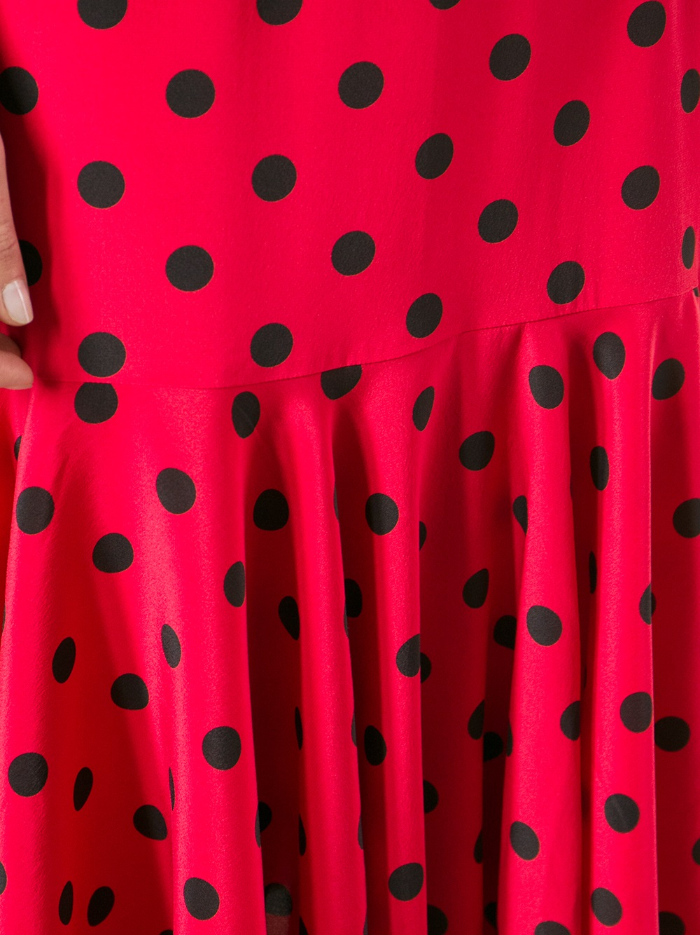Dolce & Gabbana Polka Dot Dress in Red - Lyst