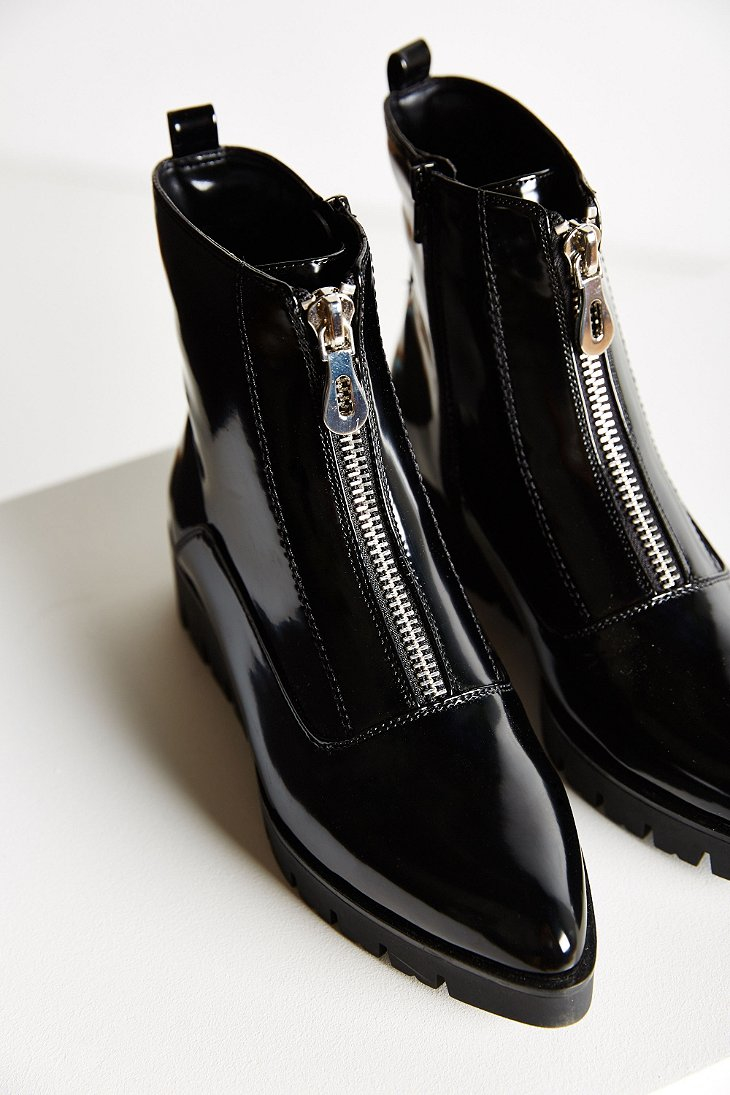 Sixtyseven Tabitha Front Zip Boot in Black | Lyst
