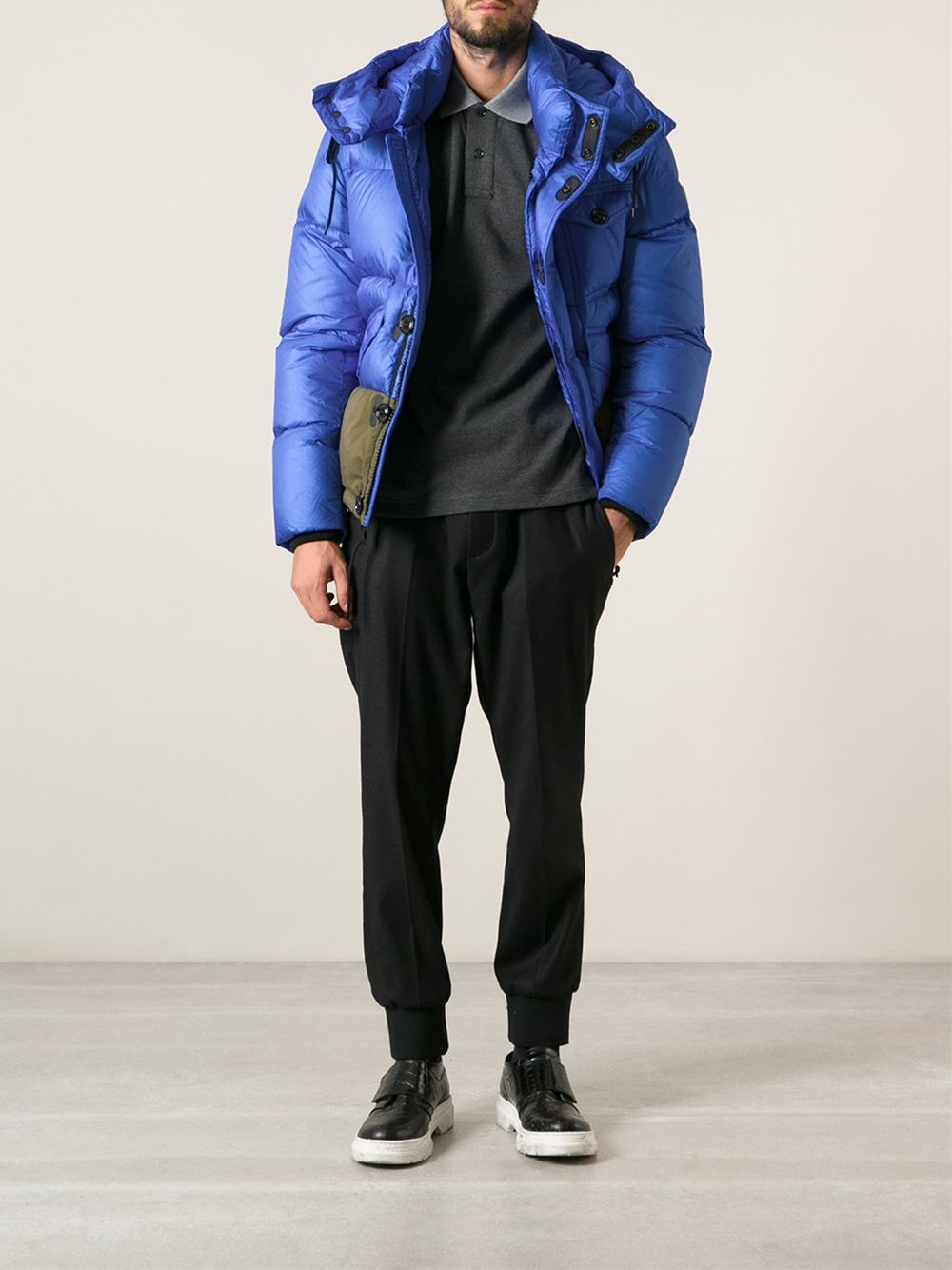 Moncler 'Chamonix' Jacket in Blue for Men - Lyst