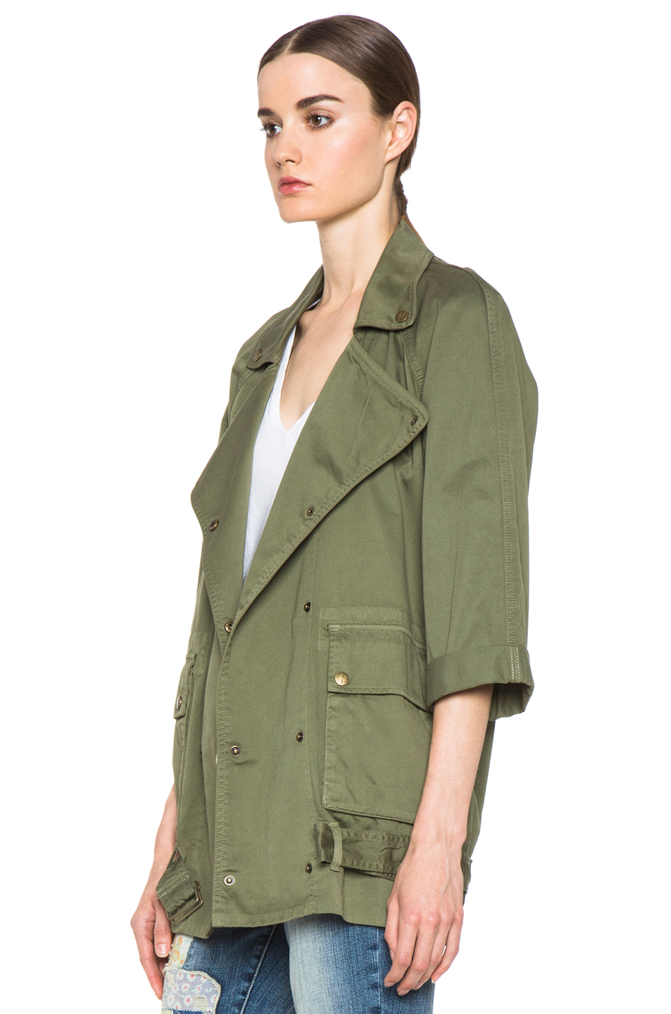 current elliott cropped infantry jacket