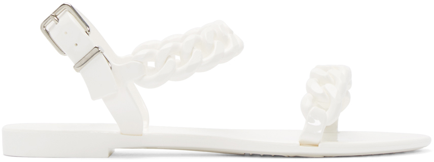 givenchy chain jelly sandals
