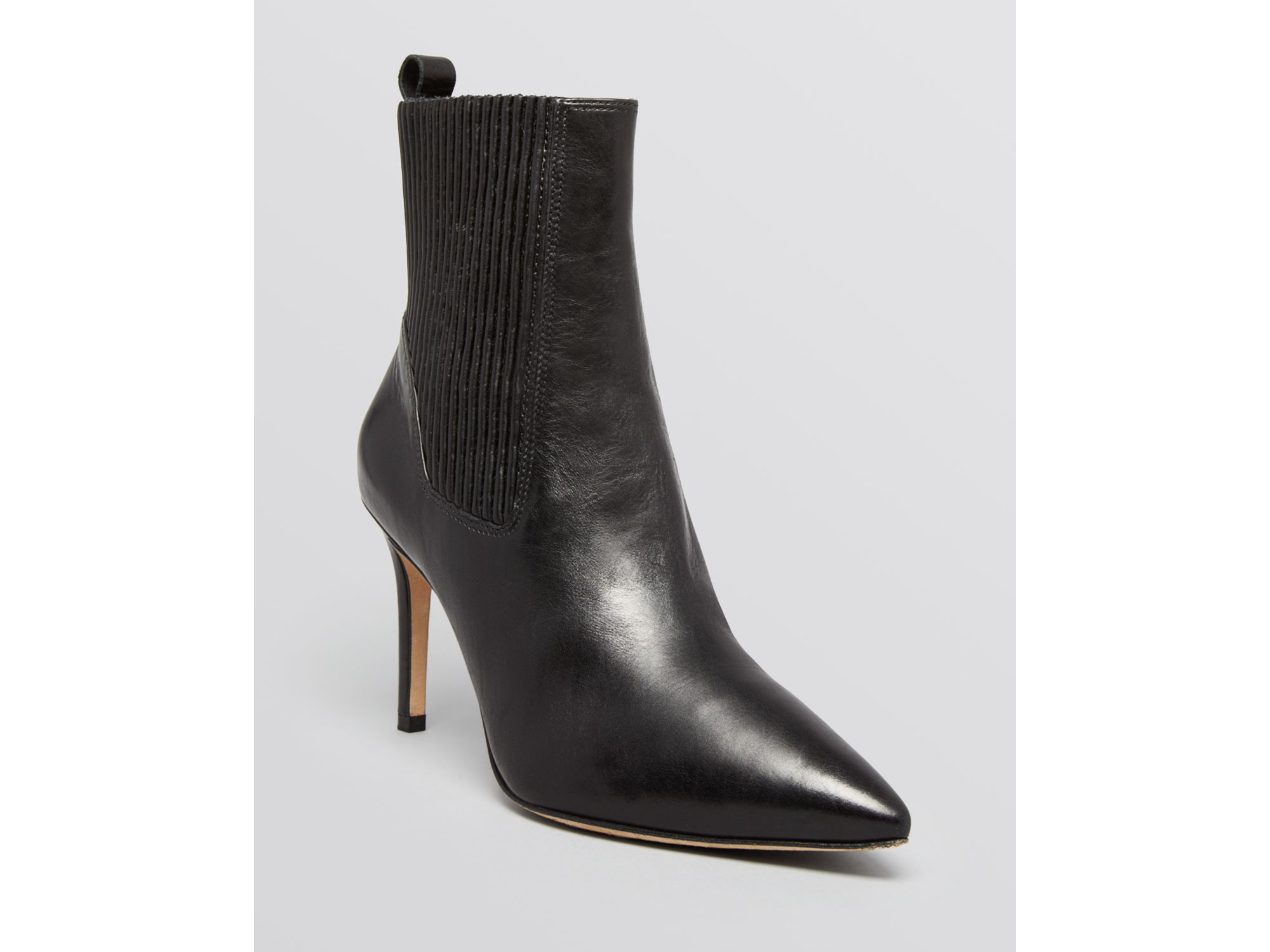 pointed toe bootie heels