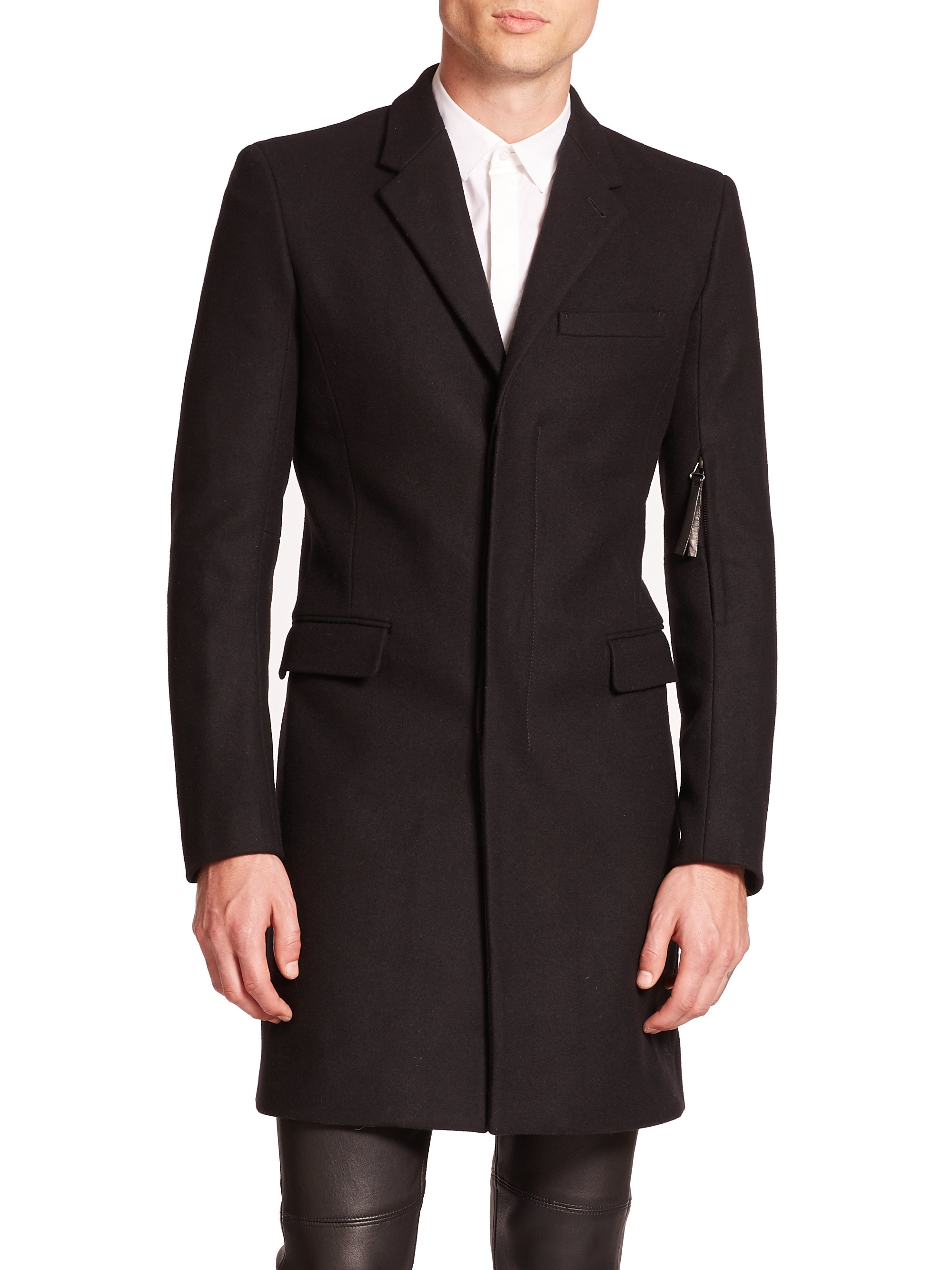 wool melton coat