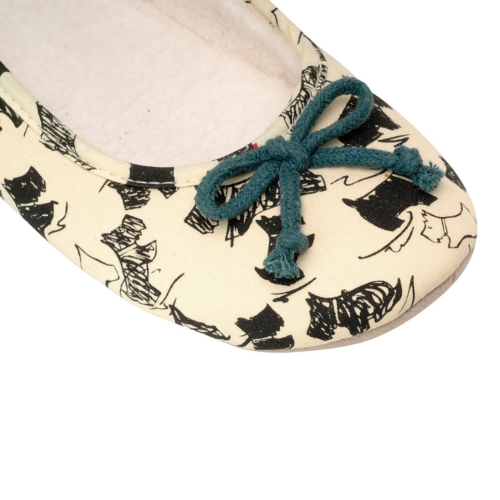 Radley Doodle Dog Ballerina Slippers in Green Lyst