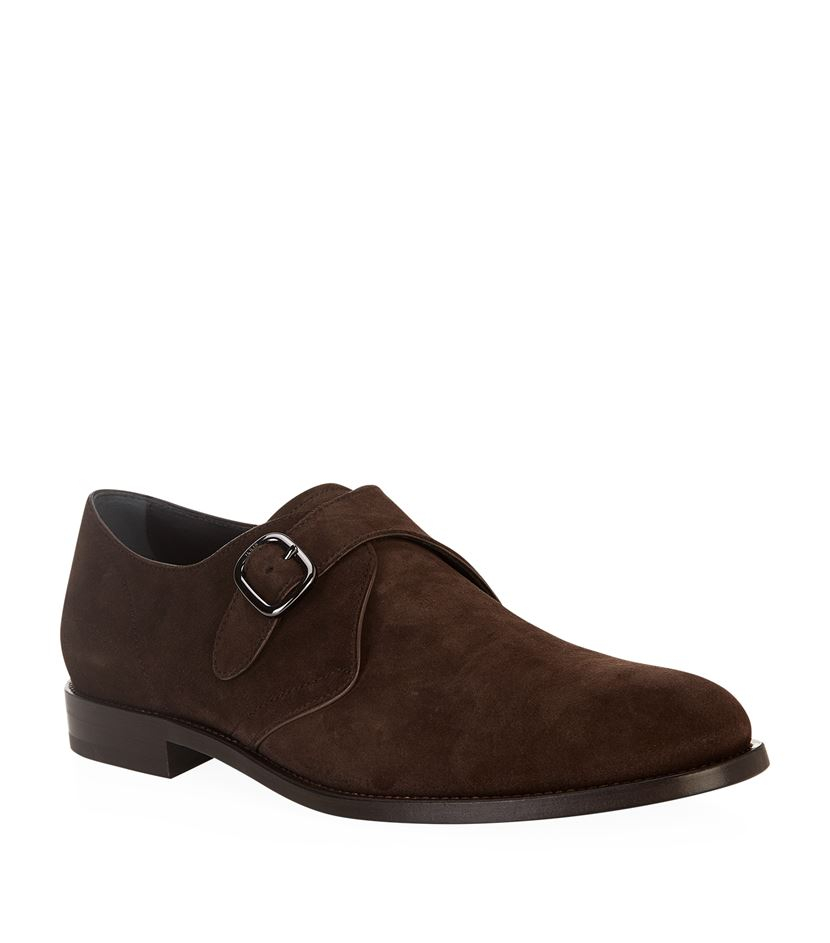 mens single monk strap shoes