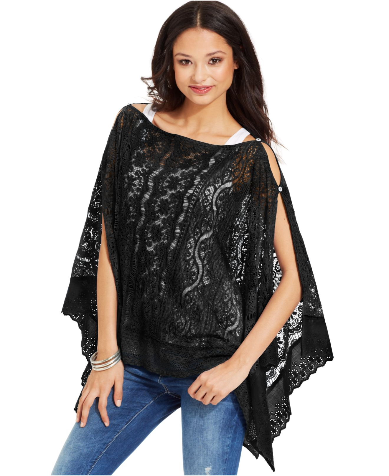 scarf top with sleeves