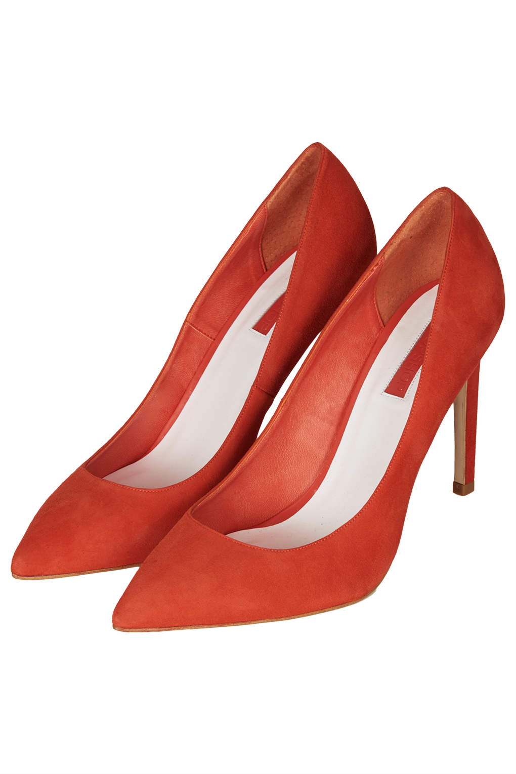 Womens Glory Suede High Heel Shoes Orange Lyst