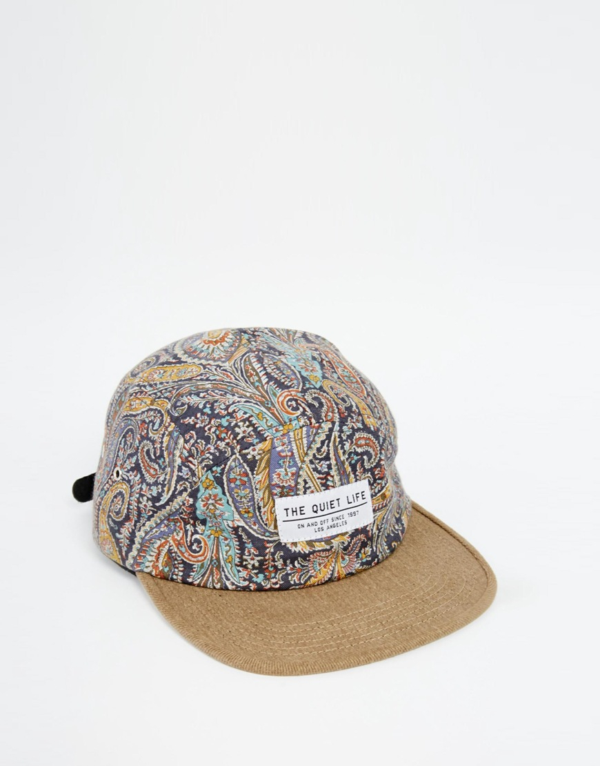 The Quiet Life X Liberty Paisley 5 Panel Cap in Natural for Men | Lyst  Canada