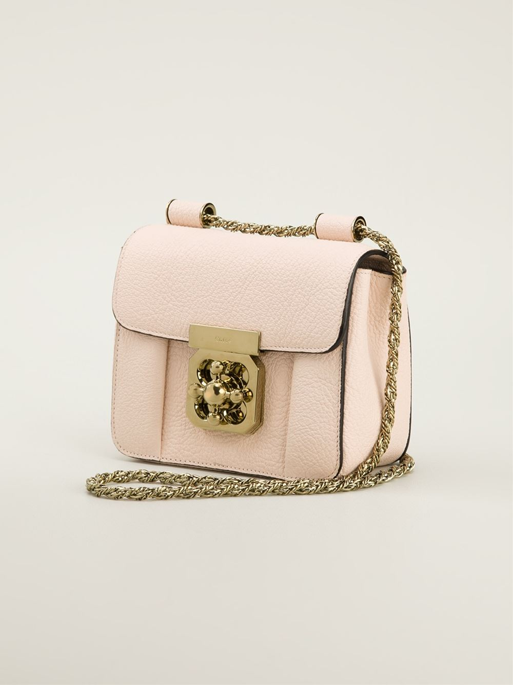 Chlo Small \u0026#39;elsie\u0026#39; Shoulder Bag in Pink (pink \u0026amp; purple) | Lyst  