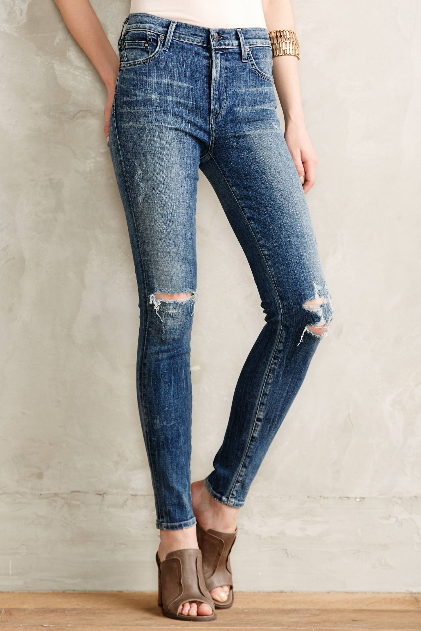 Citizens of humanity Rocket High-Rise Skinny Jeans in Blue | Lyst