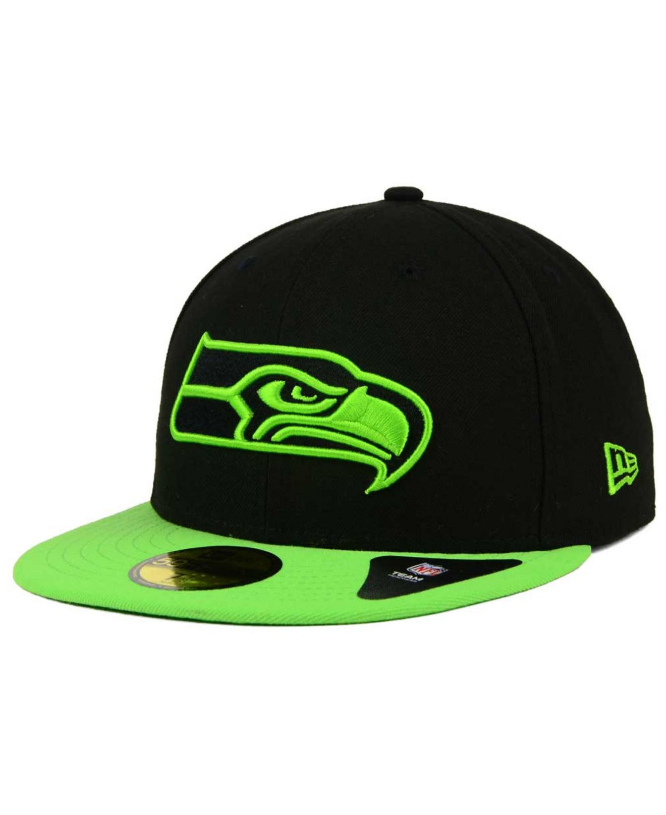 KTZ Seattle Seahawks Colors 59fifty Cap 