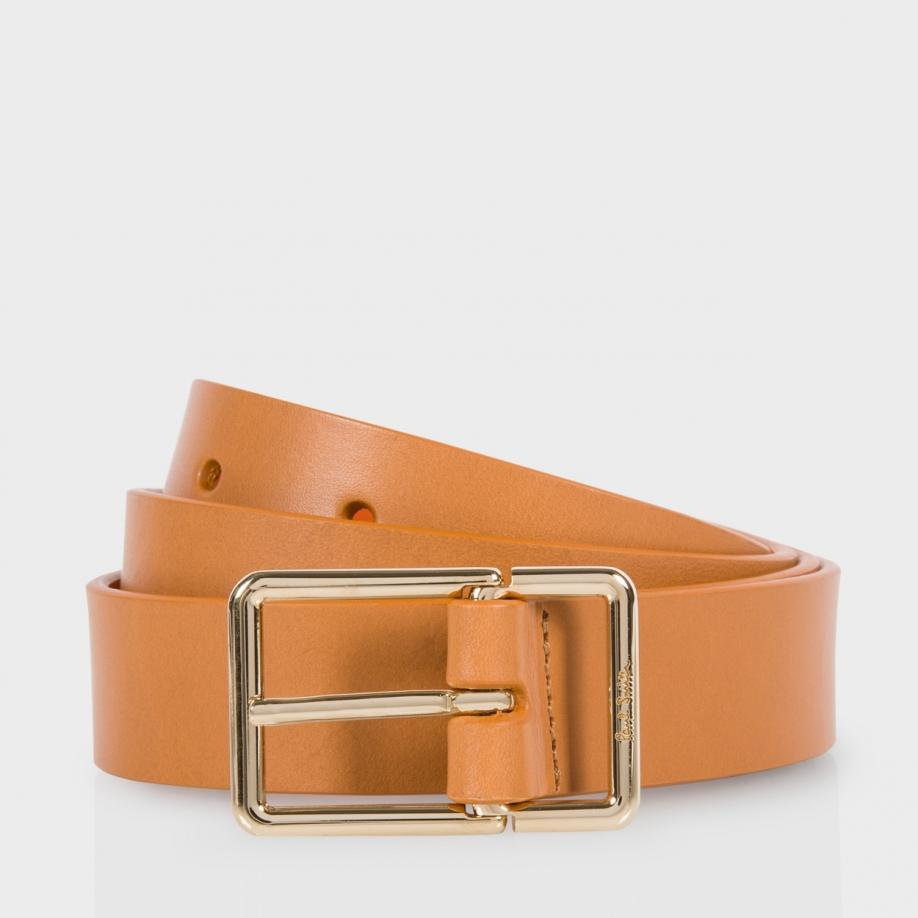 tan leather belt womens