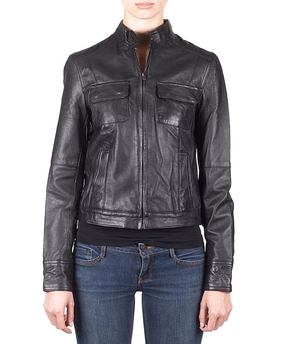 Members Only Sylvia Leather Jacket In Black Lyst Gallery