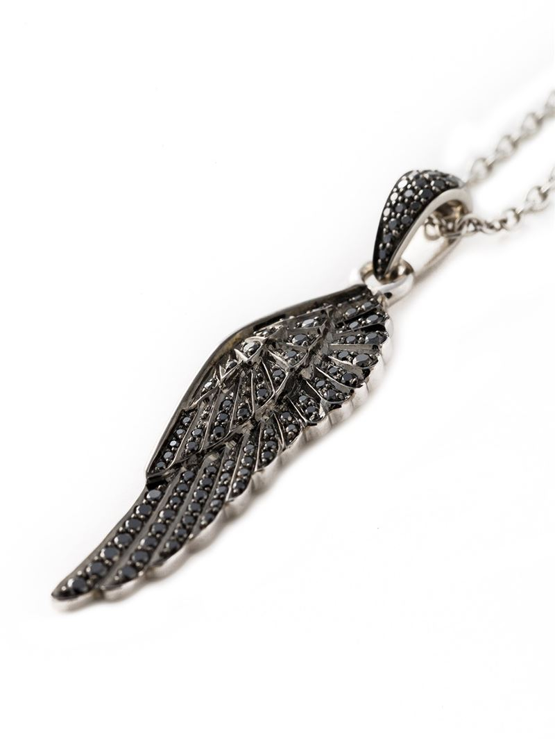 Garrard 'wing' Diamond Pendant Necklace 