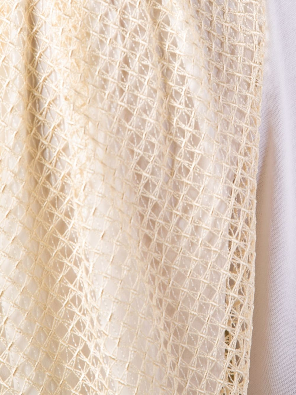 white net cardigan