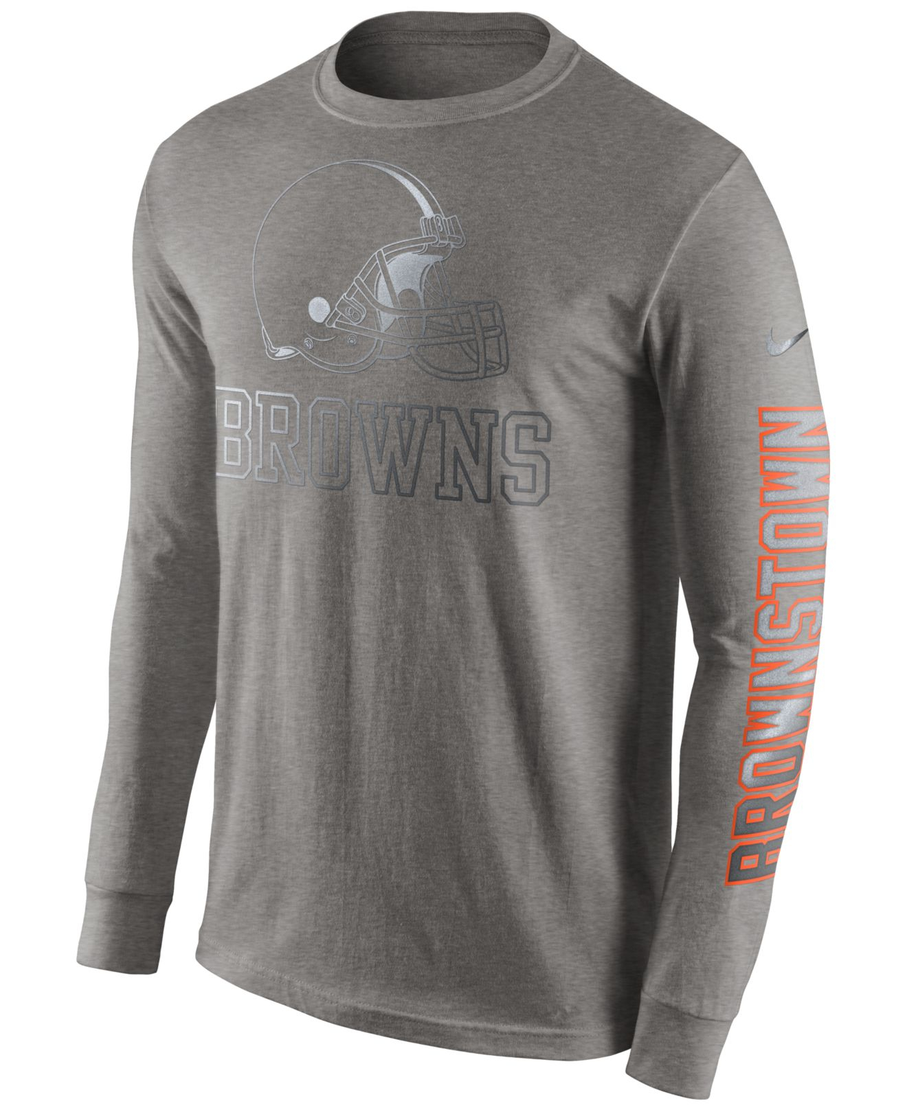 Lyst - Nike Men's Long-sleeve Cleveland Browns Reflective T-shirt in ...