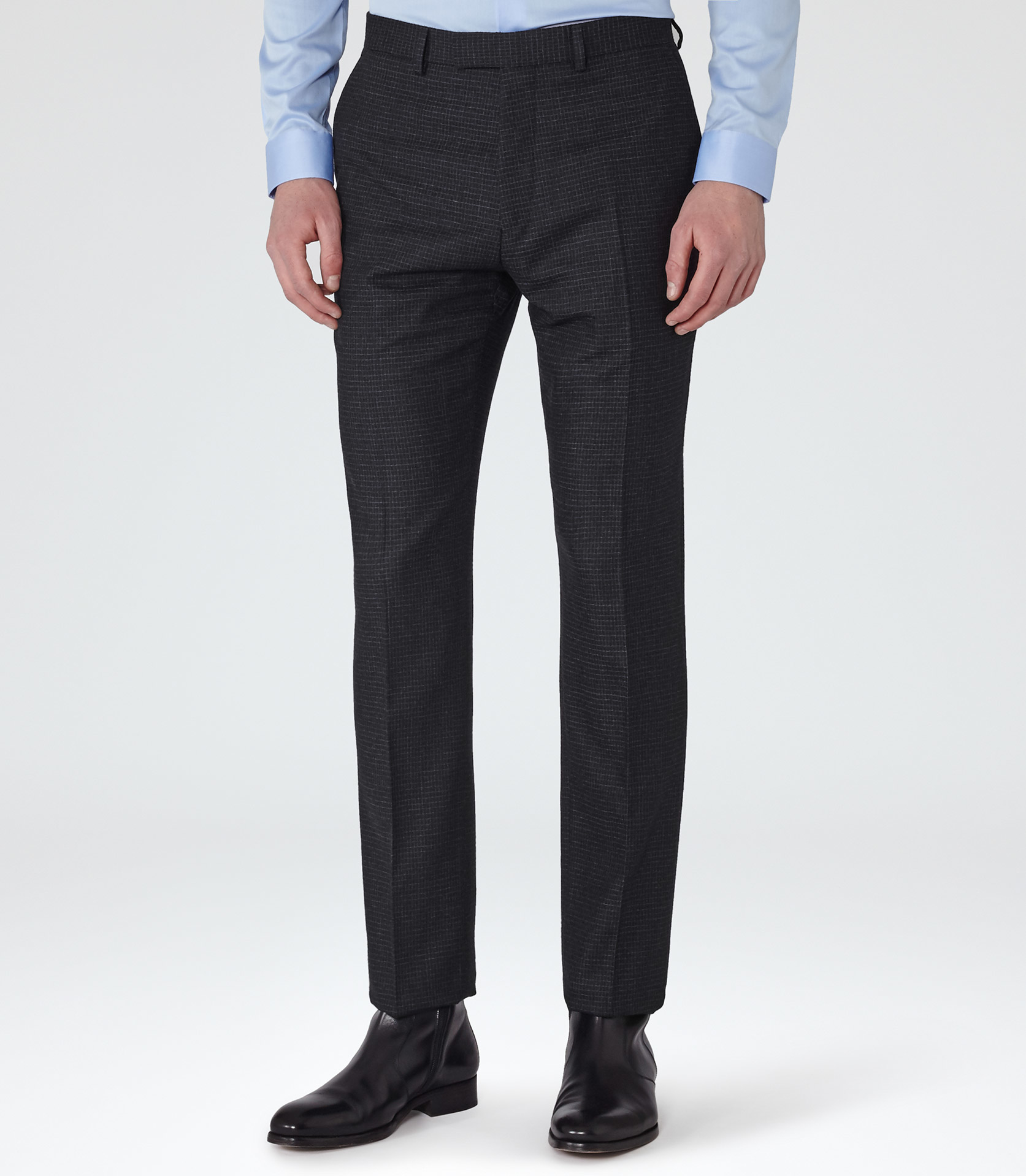Lyst - Reiss Herbie T Wool And Cashmere Trousers in Gray for Men