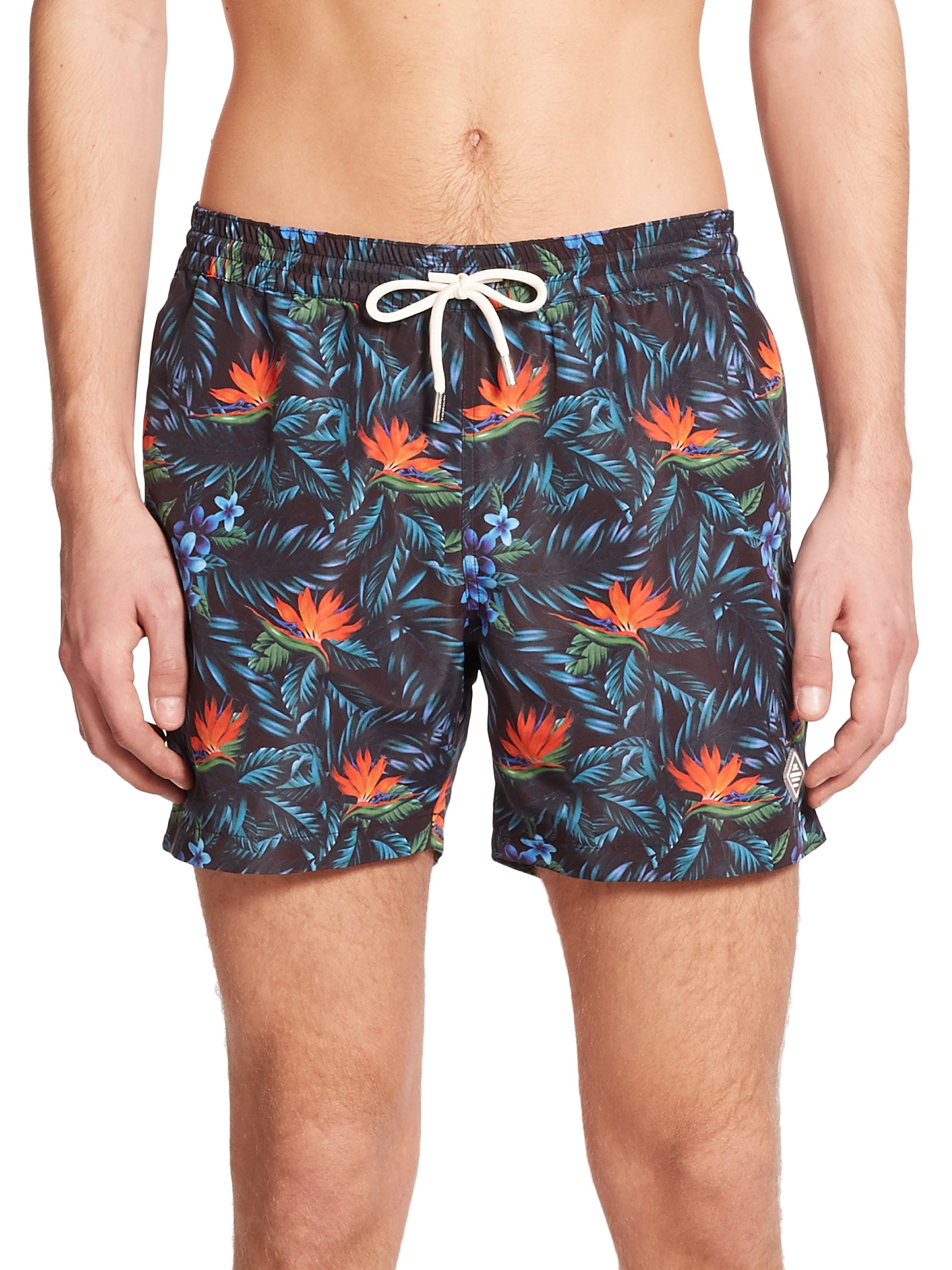 J.lindeberg Hawaiian Floral Print Swim Shorts for Men | Lyst